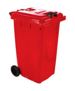 L Wheelie Bin Red